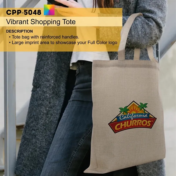 Vibrant Shopping Tote... from ASI 30208 A P Specialties / AP Specialties