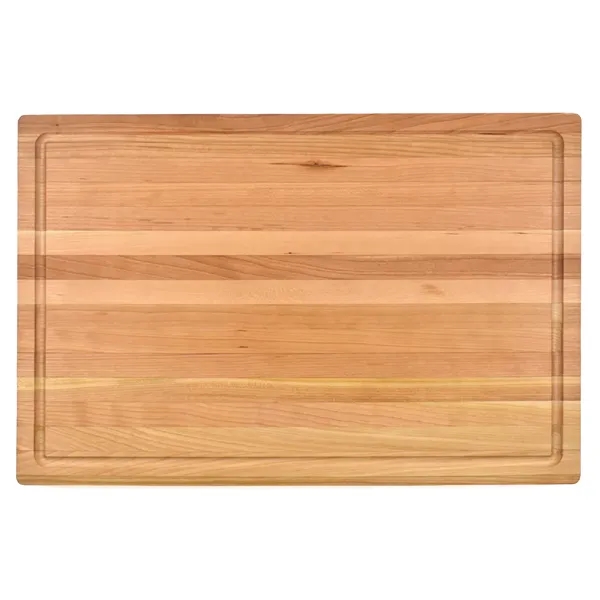 12" x 18" x 1 1/4" cherry wood butcher block with... from ASI 74601 Calico