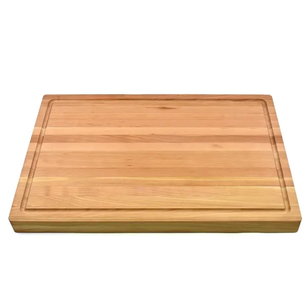 12" x 18" x 1 1/4" cherry wood butcher block with... from ASI 74601 Calico