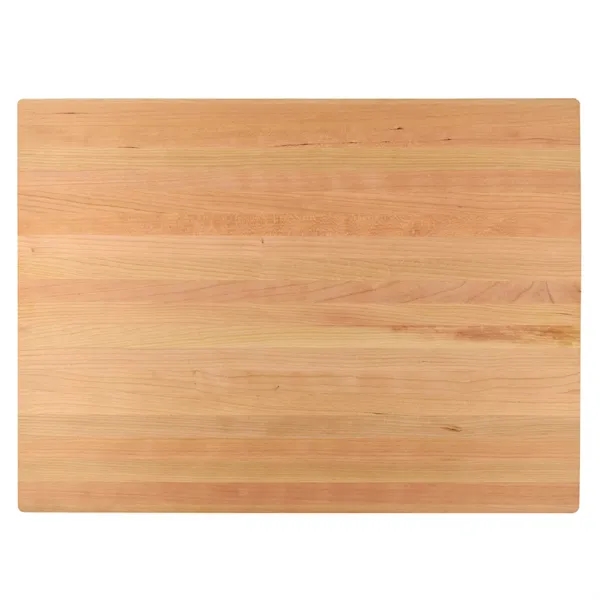 15" x 20" x 1 3/4" rectangular cherry wood butcher's block... from ASI 74601 Calico