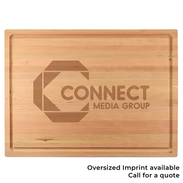 15" x 20" x 1 3/4" rectangular cherry wood butcher's block... from ASI 74601 Calico