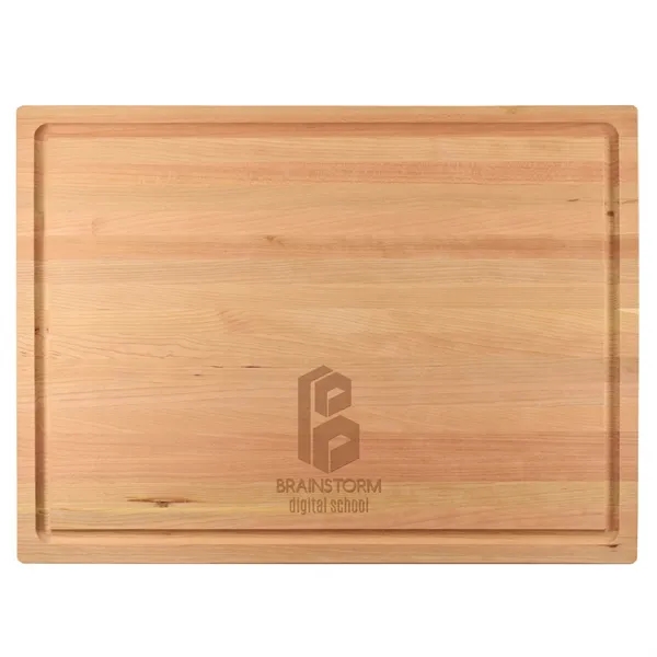 15" x 20" x 1 3/4" rectangular cherry wood butcher's block... from ASI 74601 Calico