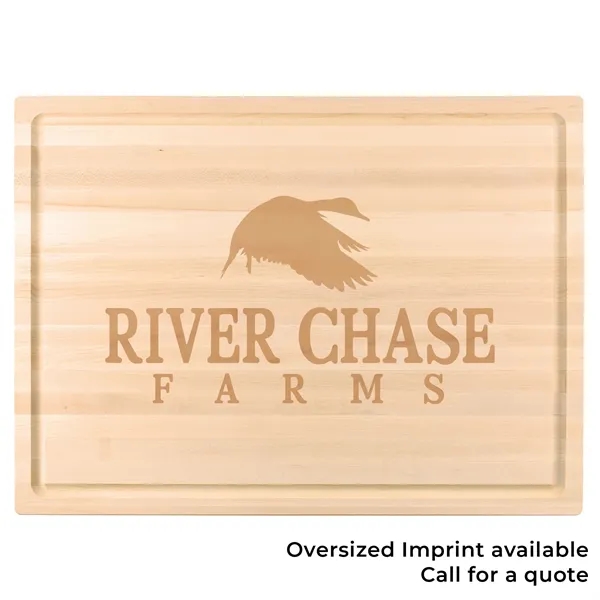 15" x 20" x 1 3/4" rectangular maple wood butcher's block... from ASI 74601 Calico