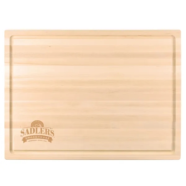 15" x 20" x 1 3/4" rectangular maple wood butcher's block... from ASI 74601 Calico