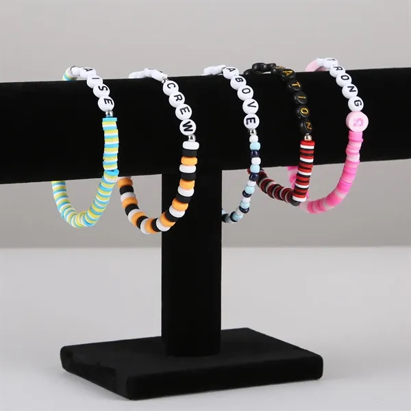 Custom beaded friendship bracelet with a wide array of bead colors,... from ASI 61966 HPG / BCG Creations HPG Gold