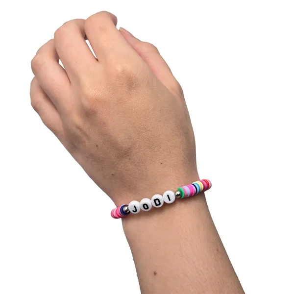 Custom beaded friendship bracelet with a wide array of bead colors,... from ASI 61966 HPG / BCG Creations HPG Gold