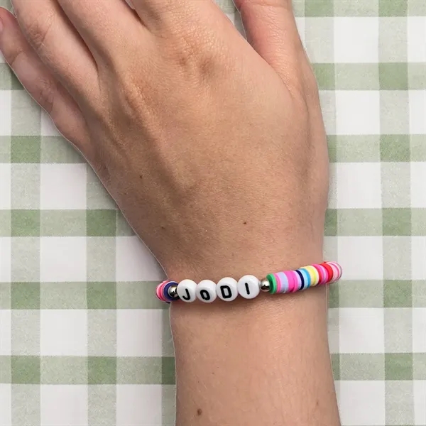 Custom beaded friendship bracelet with a wide array of bead colors,... from ASI 61966 HPG / BCG Creations HPG Gold