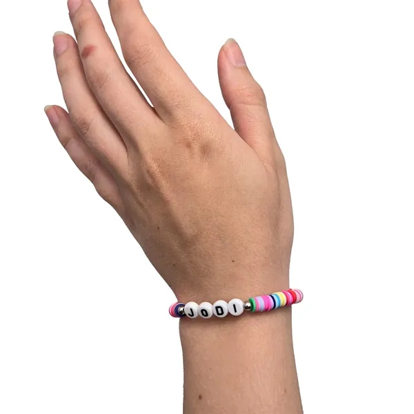 Custom beaded friendship bracelet with a wide array of bead colors,... from ASI 61966 HPG / BCG Creations HPG Gold