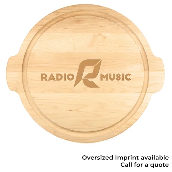 12" x 12" x 1 3/4" maple cutting board with handles... from ASI 74601 Calico