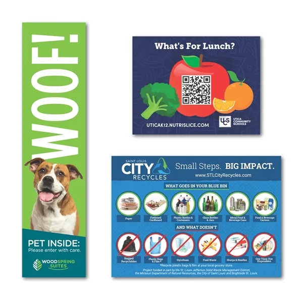 28 sq. inch magnet with square corners and customization options.... from ASI 68507 The Magnet Group / Magnet LLC™