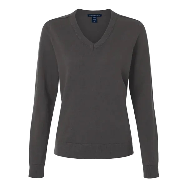 Devon & Jones Women's New Classic V-Neck Sweater... from ASI 84358 S&S Activewear