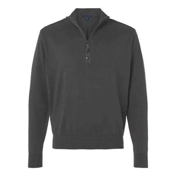 Devon & Jones Men's New Classic Quarter-Zip Sweater... from ASI 84358 S&S Activewear