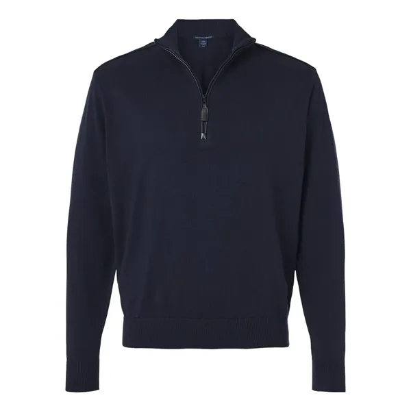 Devon & Jones Men's New Classic Quarter-Zip Sweater... from ASI 84358 S&S Activewear