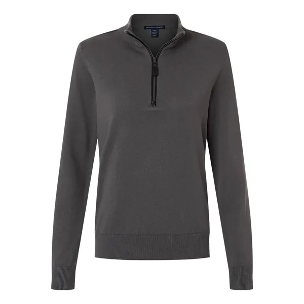 Devon & Jones Women's New Classic Quarter-Zip Sweater... from ASI 84358 S&S Activewear