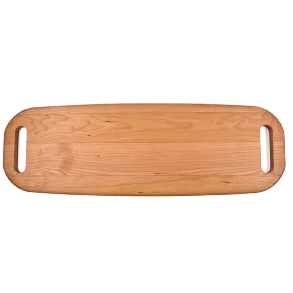 23" x 7 1/2" x 3/4" cherry wood rectangular serving tray... from ASI 74601 Calico