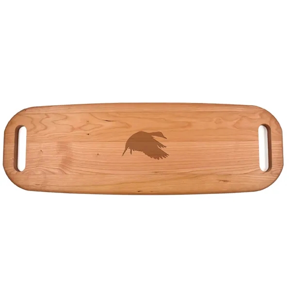 23" x 7 1/2" x 3/4" cherry wood rectangular serving tray... from ASI 74601 Calico