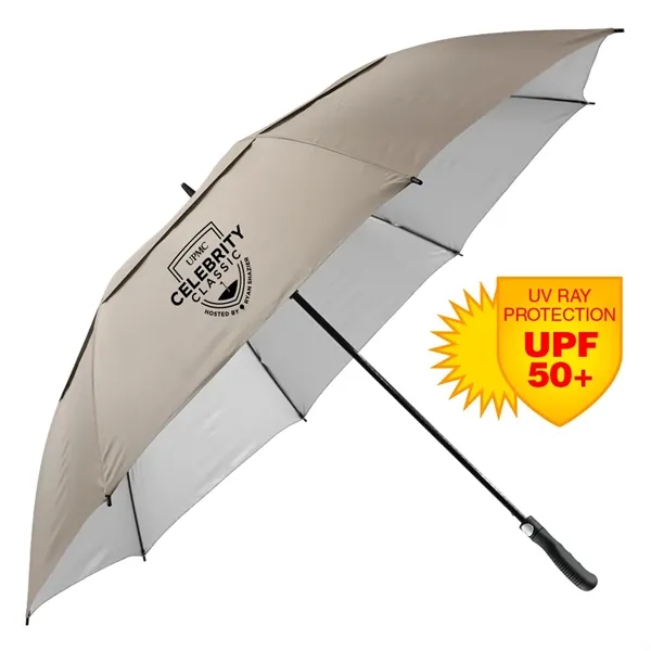 UPF50 UV automatic opening golf umbrella with 62" arc and all... from ASI 89955 StrombergBrand / Stromberg Brand Stromberg