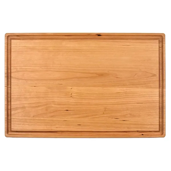 11" x 17" x 1" cherry cutting board with juice groove.... from ASI 74601 Calico