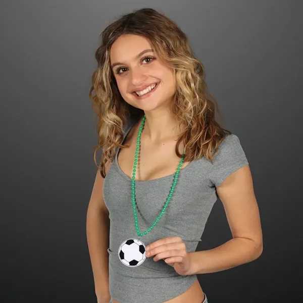 Imprinted non-light up soccer ball medallion, 5 day production.... from ASI 34194 ALightPromos / Alight Promotional Products