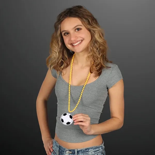 Imprinted non-light up soccer ball medallion, 5 day production.... from ASI 34194 ALightPromos / Alight Promotional Products