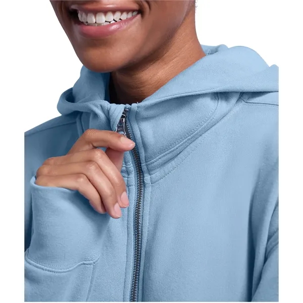 A full-zip hoodie made from soft recycled fleece, finished for comfort,... from ASI 44620 Charles River Apparel