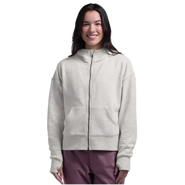 A full-zip hoodie made from soft recycled fleece, finished for comfort,... from ASI 44620 Charles River Apparel