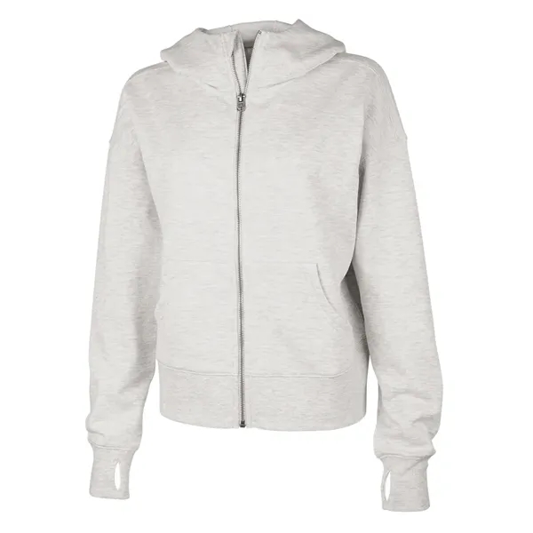 A full-zip hoodie made from soft recycled fleece, finished for comfort,... from ASI 44620 Charles River Apparel