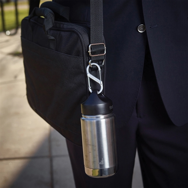 Stainless steel carabiner in black or silver with dual spring gates... from ASI 46170 Compass Industries Inc