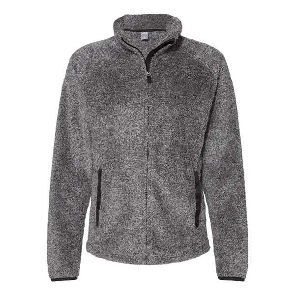 J. America Women's Boundary Shag Frosty Sherpa Full-Zip... from ASI 84358 S&S Activewear