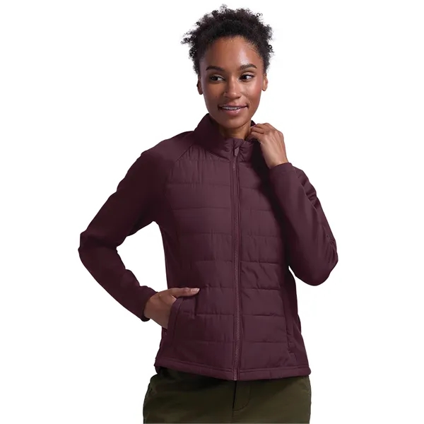 Quilted warmth meets stretch-knit comfort in a lightweight, water-resistant layerable jacket... from ASI 44620 Charles River Apparel