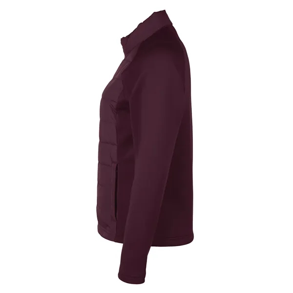 Quilted warmth meets stretch-knit comfort in a lightweight, water-resistant layerable jacket... from ASI 44620 Charles River Apparel