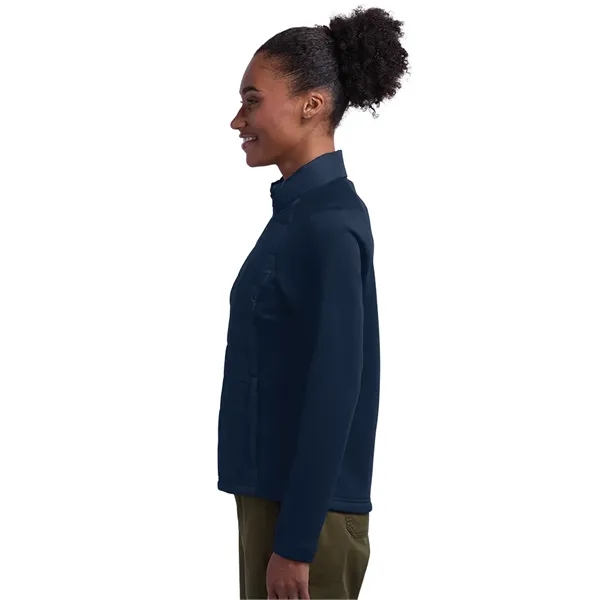 Quilted warmth meets stretch-knit comfort in a lightweight, water-resistant layerable jacket... from ASI 44620 Charles River Apparel