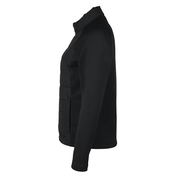 Quilted warmth meets stretch-knit comfort in a lightweight, water-resistant layerable jacket... from ASI 44620 Charles River Apparel