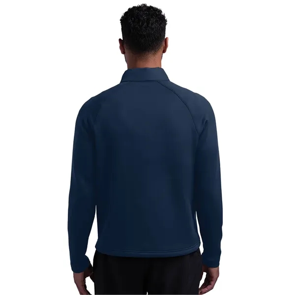 A flexible hybrid layer with a water-resistant quilted front and soft... from ASI 44620 Charles River Apparel