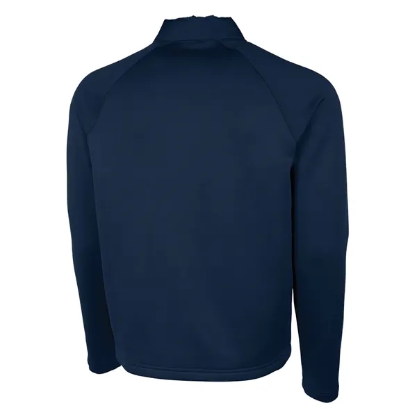 A flexible hybrid layer with a water-resistant quilted front and soft... from ASI 44620 Charles River Apparel