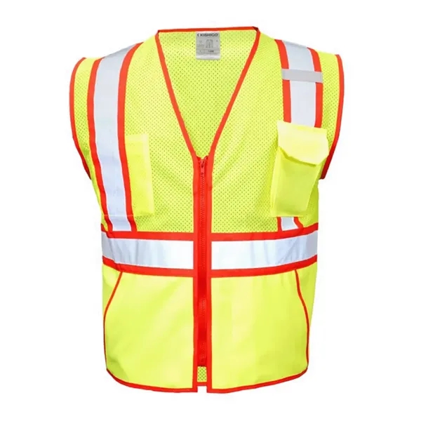 Kishigo Standard Contrast Vest... from ASI 84358 S&S Activewear