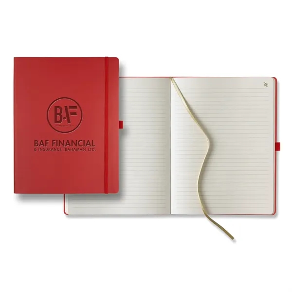 192 page green ruled journal made from apple pulp and other... from ASI 68507 The Magnet Group / Castelli