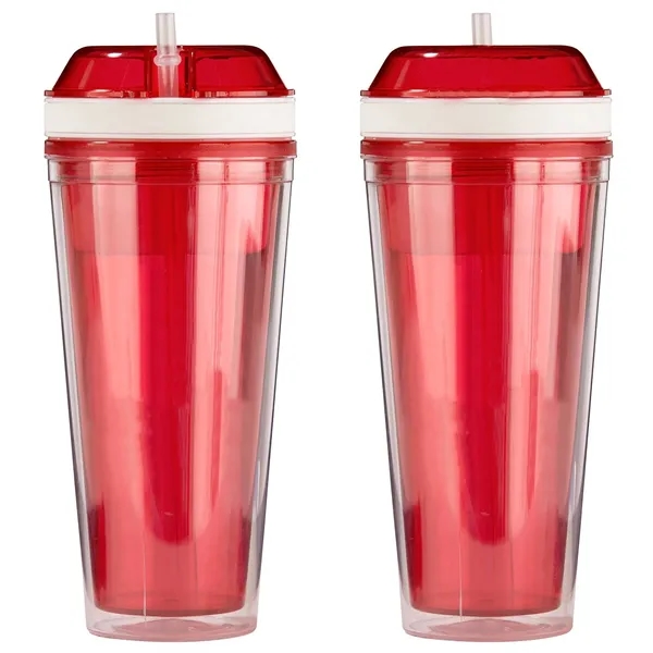 Combo AS material 20 oz. drink cup and 8 oz. food... from ASI 68507 The Magnet Group / Perfect Line
