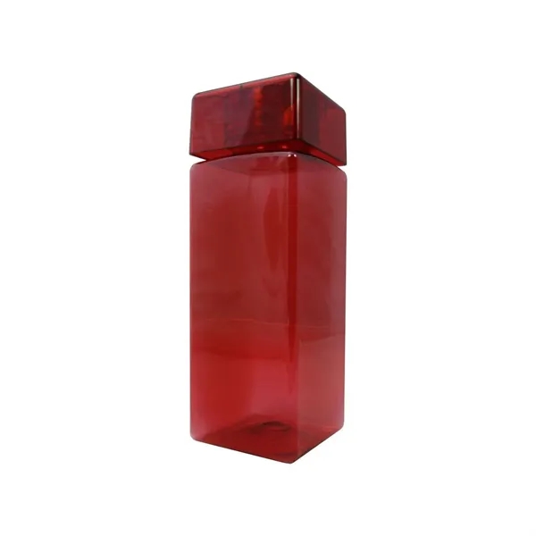 28 oz. bottle made of recycled plastic with a square shape... from ASI 68507 The Magnet Group / Perfect Line