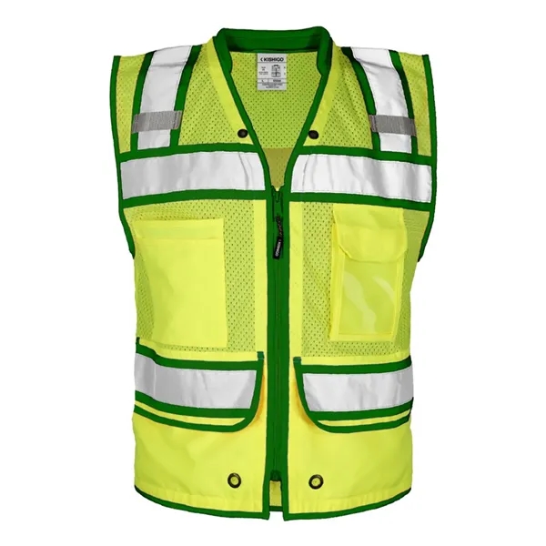 Kishigo Color Contrast High Performance Surveyors Vest... from ASI 84358 S&S Activewear