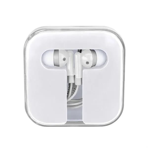 Ear Buds in Square Case.  Protective Plastic Travel Case. ... from ASI 61125 Hit Promotional Products / Hit®
