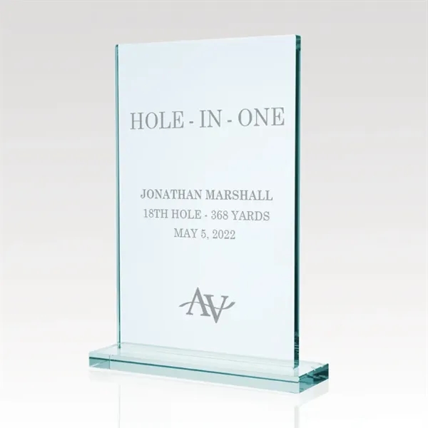 Award made of stunning jade glass with size options and generously... from ASI 93986 Visions/Awardcraft / Visions Awards