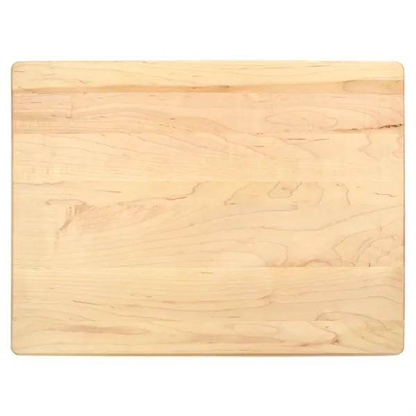 15" x 20" x 1 1/4" rectangular maple wood butcher's block... from ASI 74601 Calico