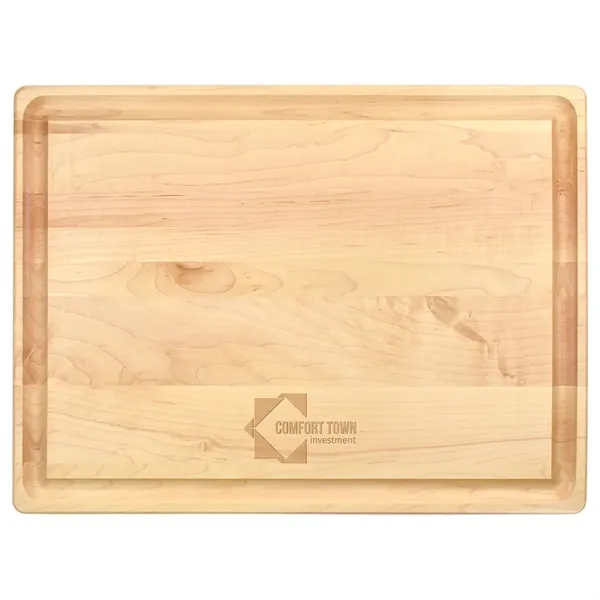 15" x 20" x 1 1/4" rectangular maple wood butcher's block... from ASI 74601 Calico