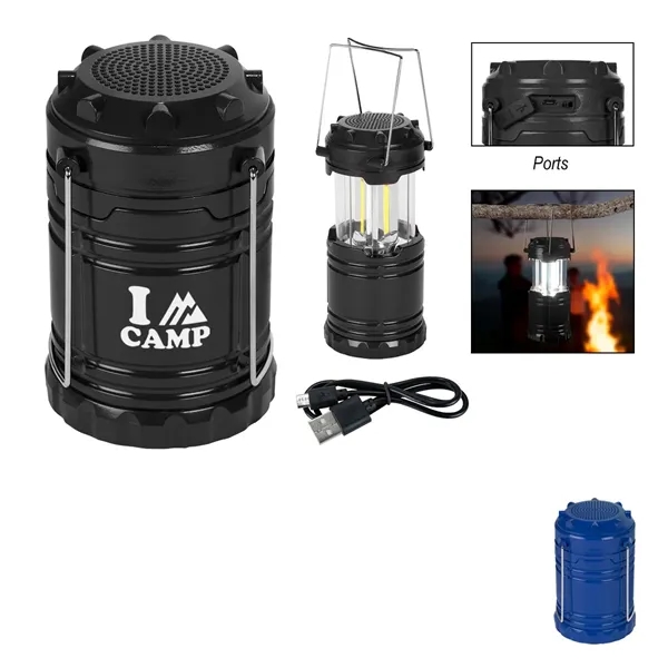 3 1/2" x 5" pop up lantern with speaker and three... from ASI 61125 Hit Promotional Products / Hit®