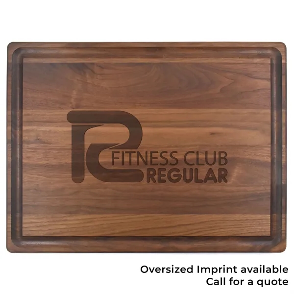 15" x 20" x 1 1/4" rectangular walnut wood butcher's block... from ASI 74601 Calico