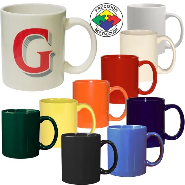 11oz Colored C-Handle Coffee Mug... from ASI 80093 Pyrographics / Pyrographics Line