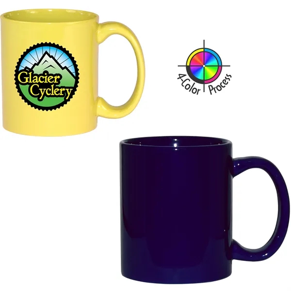 11oz Colored C-Handle Coffee Mug... from ASI 80093 Pyrographics / Pyrographics Line