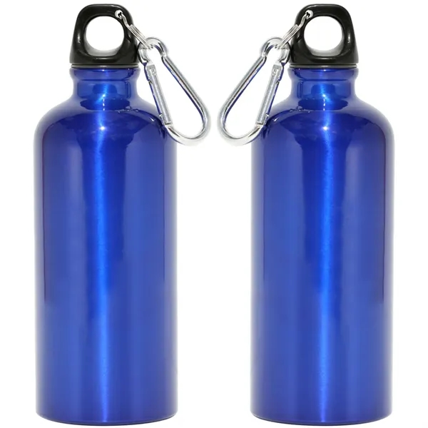 22 oz. aluminum bottle with twist-off finger loop black cap and... from ASI 68507 The Magnet Group / Perfect Line