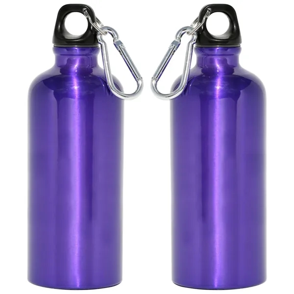 22 oz. aluminum bottle with twist-off finger loop black cap and... from ASI 68507 The Magnet Group / Perfect Line